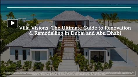 PPT Villa Visions The Ultimate Guide To Renovation Remodelling In