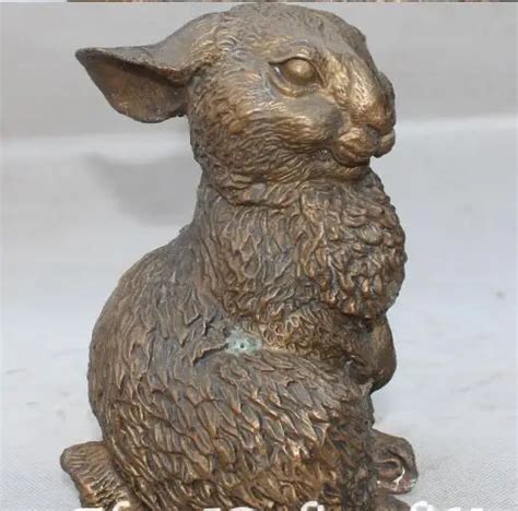 Envío Gratis S1804 7 antiguo chino Feng Shui Folk bronce Zodiaco año