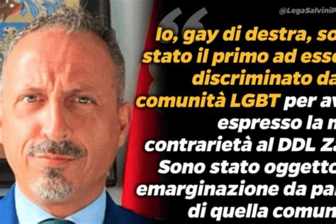 Alessandro Santini Il Consigliere Leghista Si Sfoga Io Gay Di Destra Discriminato Dalla