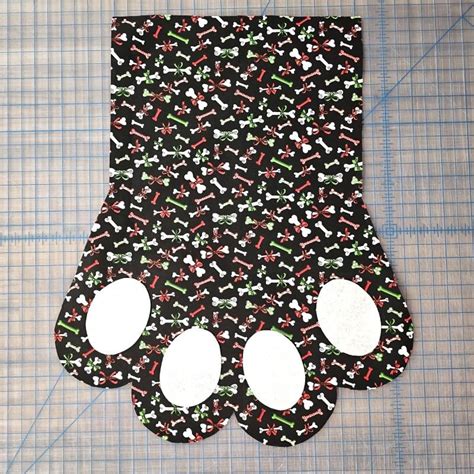 Dog Paw Christmas Stocking — Crafty Staci