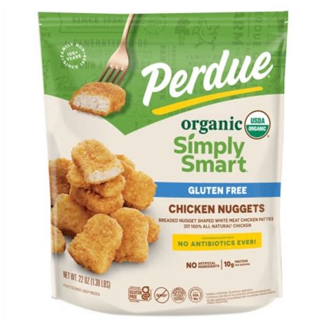 PERDUE® SIMPLY SMART® ORGANICS Gluten Free Breaded Chicken Breast Nuggets, 22 oz - Fry’s Food Stores