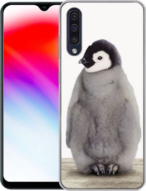 Samsung Galaxy A30s hoesje Kinderen Pinguïn Baby Meisjes Kind