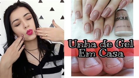 Unhas De Gel Em Casa YouTube