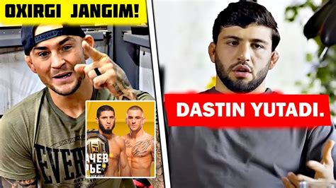 UFC 302 DA DASTIN PORIE Va ISLAM MAXACHEV JANGI Tahlil Va Prognoz