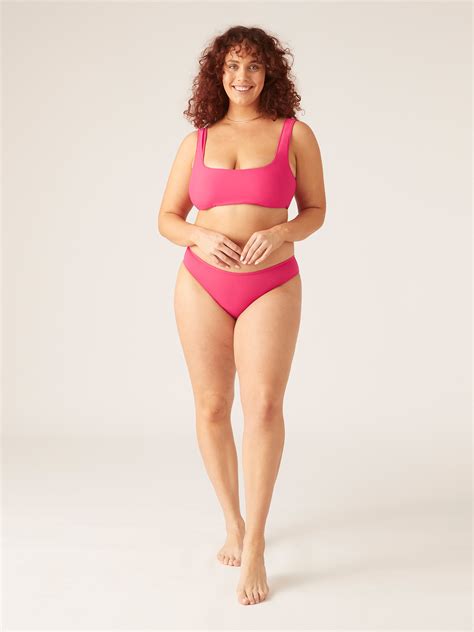 Menstruační plavky Modibodi Bikini Brief Panther Pink spodní díl MODI4310PP