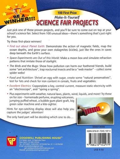 First Prize Science Fair Projects