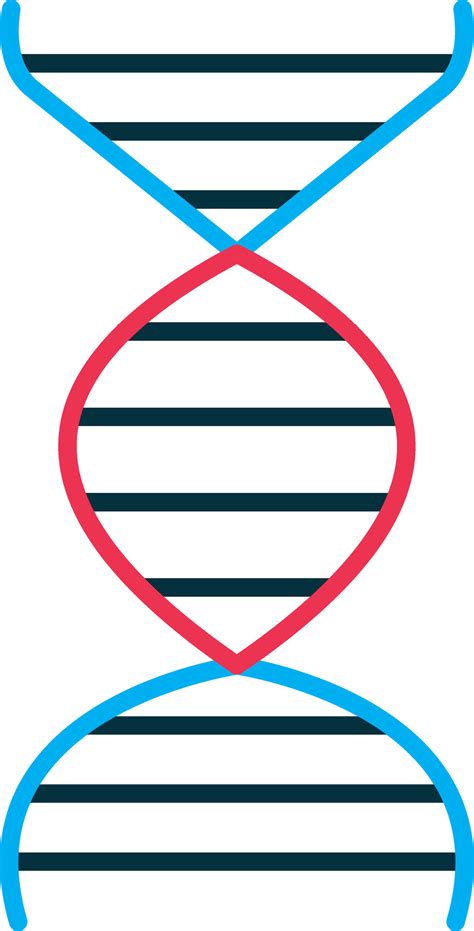 dna flat icon  vector art  vecteezy