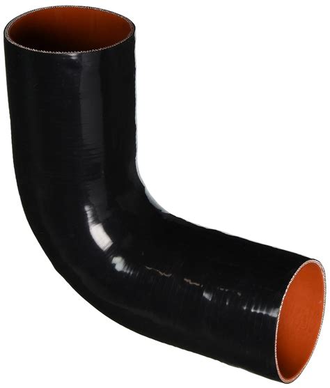 Hps Htsec90 400 Blk Silicone High Temperature 4 Ply Reinforced 90 Degree Elbow