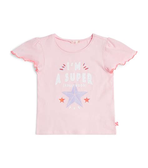 Billieblush Pink Super Star T Shirt 4 12 Years Harrods Uk