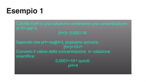 Calcolo Del PH Con La Calcolatrice PPT