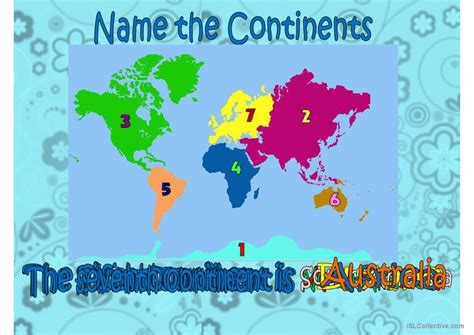 Continents Countries Nationalitie English ESL Powerpoints