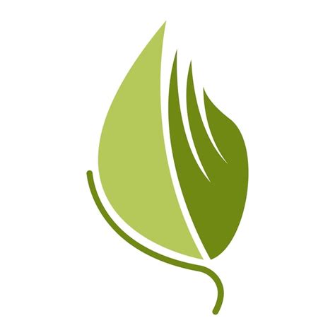 Premium Vector Green Leaf Natural Leaf Icon Logo Design Template