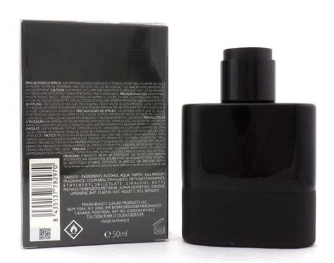 Prada Luna Rossa Black 1 6 Oz 50 Ml Eau De Parfum Spray For Men New