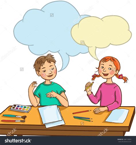 Download High Quality Talking Clipart Classroom Transparent Png Images