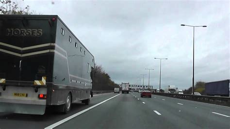 Driving On The M Motorway From J Walsall To J A M Staffordshire