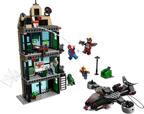 Spider Man Daily Bugle Showdown Lego Set Marvel Super Heroes