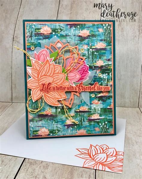 Stampin Up Lovely Lily Pad Peaceful Moments Sneak Peek Stamps N