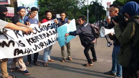 Buntut Kekerasan Terhadap Wartawan Jumsera Gelar Aksi Solidaritas