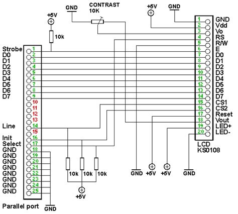 KS0108 LCD With Arduino Interfacing Arduino Forum