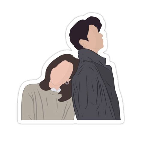 Kim Go Eun And Gong Yoo From Goblin Kdrama Sticker For Sale By