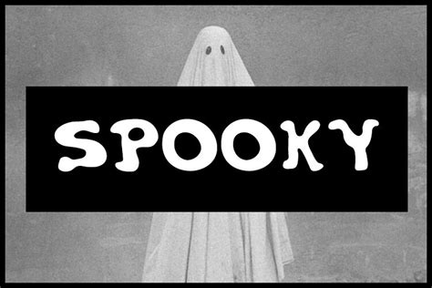 Spooky font