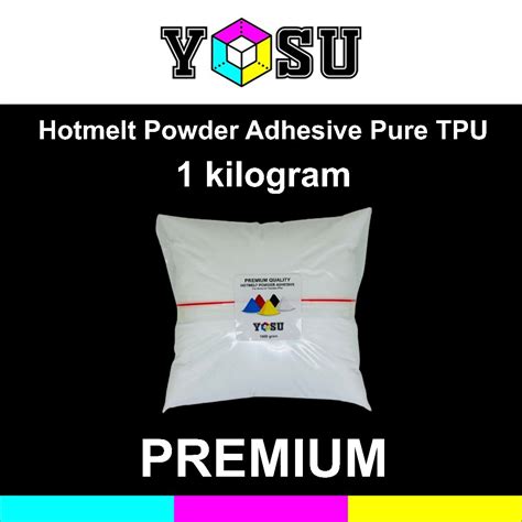 Jual Yosu Premium Dtf Tpu Hotmelt Powder Adhesive Kg Shopee Indonesia