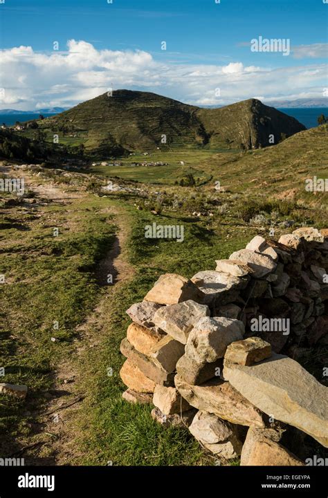 Isla Del Sol Lake Titicaca Bolivia Stock Photo Alamy