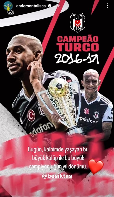 Haber Kartalı on Twitter Eski futbolcumuz Anderson Talisca nın