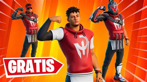 Como Conseguir Gratis La Skin De Patrick Mahomes En Fortnite Youtube