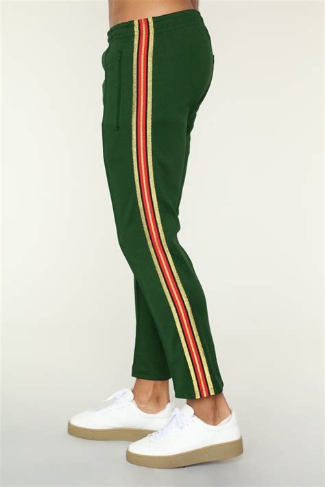 Olympic Crop Track Pants - Green | Track pants, Pants, Cropped