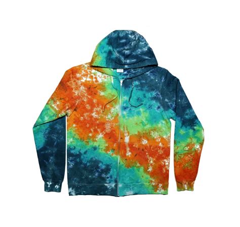 The Nuclear Fusion Tie Dye Zipper Hoodie Jakes Tie Dye