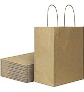 Amazon Bagmad Pack X X Inch Small Green Kraft Paper