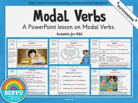 Outstanding Modal Verbs Lesson Ks2 Teaching Resources