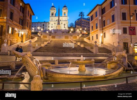 Los pasos del español Scalinata di Trinità dei Monti Roma Italia