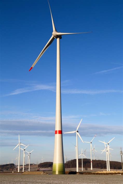 Enercon Gmbh E Mw Wind Turbine Generator Sintfeld Germany