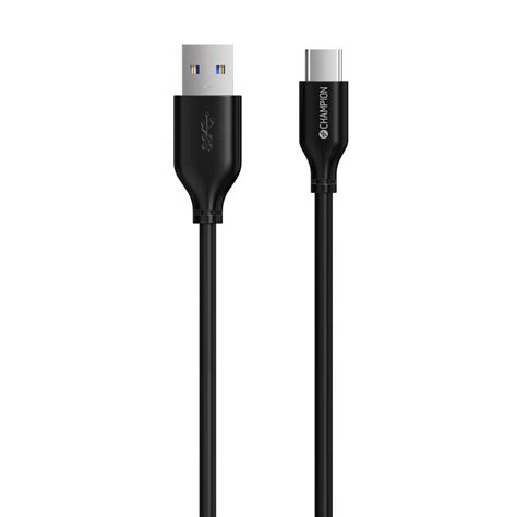 Champion Usb A Til Usb C Kabel M Sort Elkj P