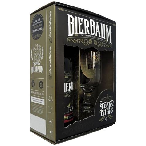 Kit Presente Cerveja Bierbaum Bock Ml E Copo Bierbaum Kit Cerveja