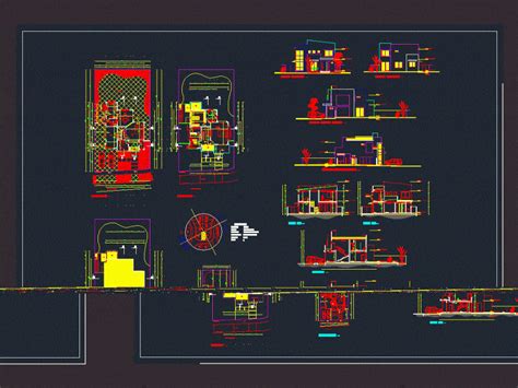 Villa Zunino Plano Arquitectonico Dwg Section For Autocad Designs Cad