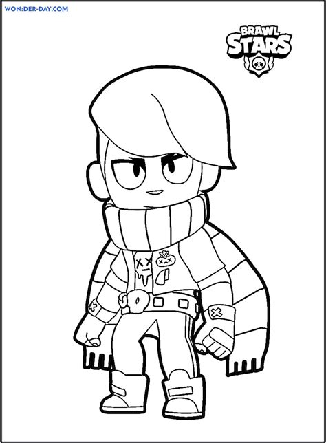 Dibujos Para Colorear Brawl Stars Imprime 350 Nuevas Imágenes