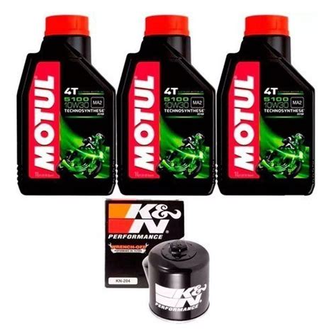 Kit Troca Oleo Cb F Hornet Filtro K N Kn Motul W Em