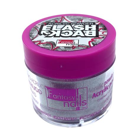 Acrílico Flash Back Plata 1 Oz Fantasy Nails Alejandra Nail Shop