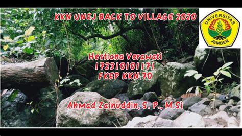 Kkn Unej Back To Village Kegiatan Minggu Youtube