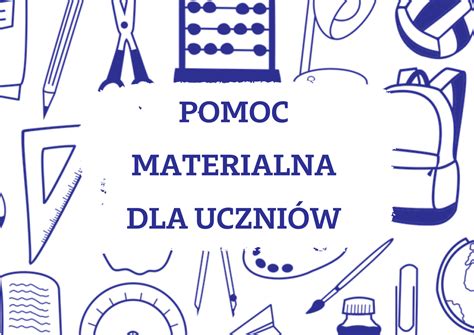 Pomoc Materialna Dla Uczni W