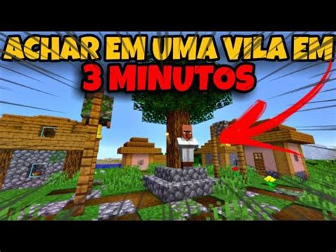 Como Achar Uma Vila No Minecraft R Pido Funciona Youtube