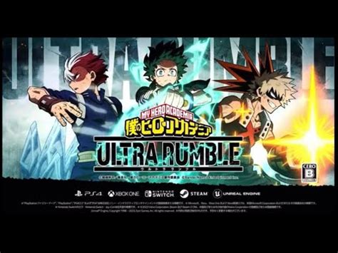 My Hero Academia Ultra Rumble New Character Release Date YouTube