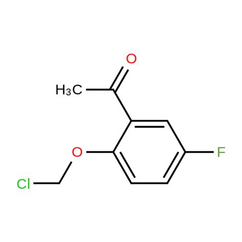 1502844 21 4 1 2 Chloromethoxy 5 Fluorophenyl Ethan 1 One Ambeed