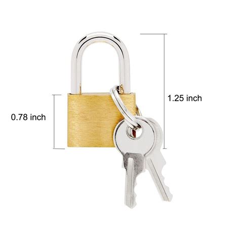 4 Pack Small Locks With Keys Mini Padlock For Luggage Lock Backpack