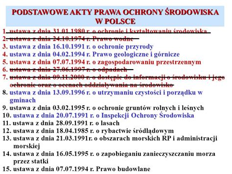 Prawo Ochrony Rodowiska Ppt Pobierz