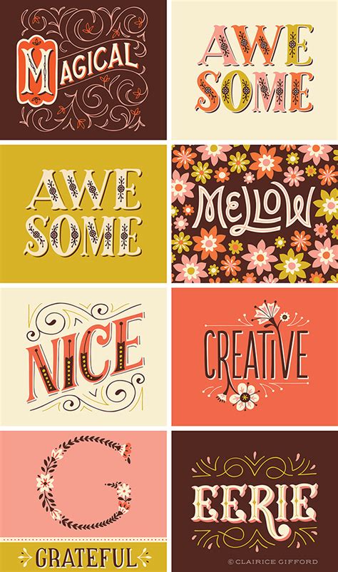 Illustrative Lettering On Behance