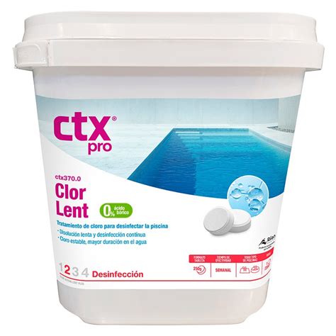 Cloro Lento Tricloro En Tabletas G Ctx Poolaria